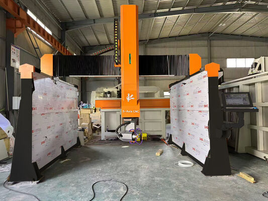 อุตสาหกรรม 5 แกน เครื่องแกะหิน CNC FAEM-3320, การประมวลผลอย่างรวดเร็วสําหรับ 3 มิติ Buddha รูปมนุษย์และปั้นอนุสาวรีย์