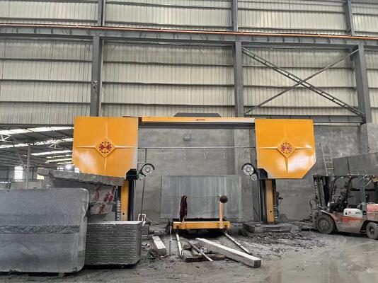 เครื่องเจาะสายเพชรสําหรับหินแกรนิต ขนาด 3500x3500x1800mm ขนาดการประมวลผลสูงสุดและมอเตอร์หลัก 15KW