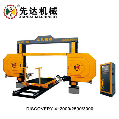 เครื่องเลื่อยสายเพชร CNC ยี่ห้อ Xianda พร้อมการเชื่อมต่อสี่แกนสำหรับการตัดหินขนาด 3000x2000x1500 มม. และเส้นผ่านศูนย์กลางล้อ 1600 มม.