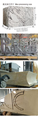 เครื่องเลื่อยสายเพชร CNC ยี่ห้อ Xianda พร้อมโต๊ะหมุนสำหรับแปรรูปหินอ่อน หินแกรนิต ควอตซ์
