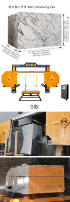Xianda Brand High Effeciency Block Dividing Machine สําหรับการประมวลผลควาตซ์เมอร์บิลแกรนิต