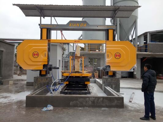 Xianda Discovery 5 Axis CNC เครื่องตัดสายเพชรเพชรสําหรับหินแกรนิตมาร์บเมอร์ 3D Arc Column Shaping Stone