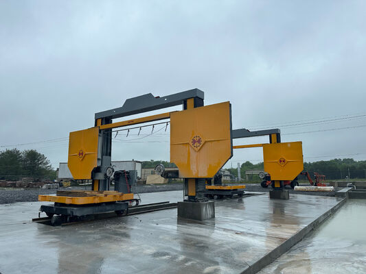 เครื่องเจาะสายเพชร CNC ด้วยรถเข็นหมุน 360 องศา กว้างล้อ 1600 มม และการบริโภคน้ํา 4m3/h