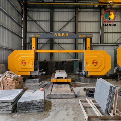 เครื่องเลื่อยสายเพชรหินแกรนิตหินอ่อนระบบควบคุม CNC สำหรับงานหนัก
