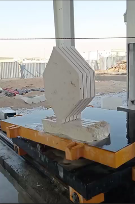 เครื่องเลื่อยสายเพชร CNC Discovery 4 พร้อมโต๊ะทำงานขับเคลื่อนด้วยเซอร์โว 360° และความเร็วตัด 20-40 เมตร/วินาที สำหรับการตัดหินความแม่นยำสูง