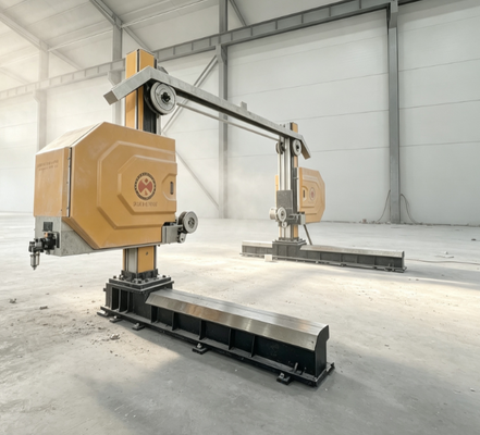 เครื่องเลื่อยลวด CNC PLC แบบเคลื่อนที่ได้สำหรับตัดบล็อกหินขนาดใหญ่