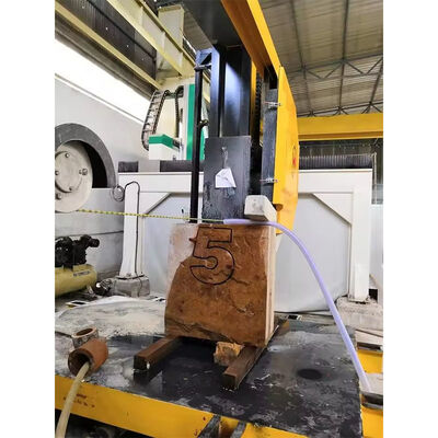 เครื่องเลื่อยลวดเพชร CNC 5 แกนความแม่นยำสูงสำหรับการจัดทำโปรไฟล์หินที่ซับซ้อนและการแกะสลัก 3 มิติ