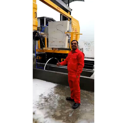 เครื่องเลื่อยลวดเพชร CNC 5 แกนอัตโนมัติสำหรับการตัดและสร้างบล็อกหินอ่อนหินแกรนิต