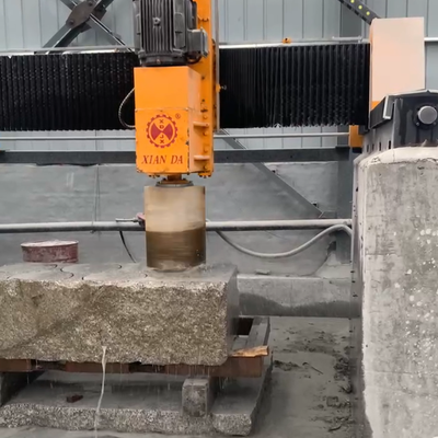 Vertical CNC Diamond Wire Saw Machine with 360° A-axis Rotation and Permanent-magnet Main Motor for 2300mm Stone Profiling เครื่องเจาะหินเพชรแบบตั้งตั้งตั้งด้วย 360 องศา A-axis Rotation and Permanent-magnet เครื่องเจาะหินแบบตั้งตั้งตั้งตั้งตั้งตั้งตั้งตั้งตั้งตั้งตั้งตั้งตั้ง