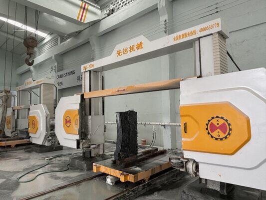 เครื่องเจาะสายเพชร CNC มีโต๊ะหมุน 360 องศาและสปินด์ 15KW สําหรับการตัดแม่นยําสูง