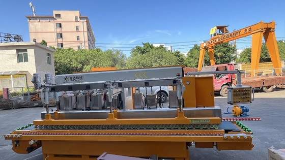 เครื่องขัดขอบหิน CNC แนวนอน 11 หัว สำหรับเจียรขอบหินแกรนิต หินอ่อน ควอตซ์