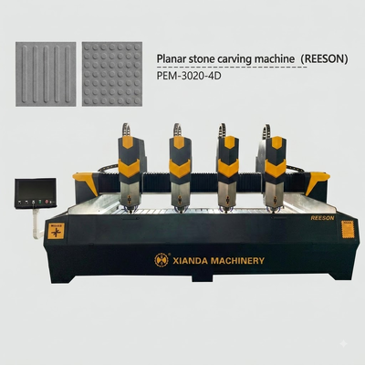 เครื่องแกะหิน CNC ที่ใช้ไฟฟ้า ด้วยความแม่นยํา 0.02 มิลลิเมตร และความเร็วอากาศ 15 เมตร/นาที สําหรับหินแผ่นผนังที่สัมผัสได้