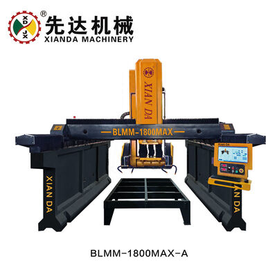 เครื่องตัดเซาะร่อง CNC แบบสะพานสองคาน XIANDA BLMM-1800MAX-A/B 3 แกน สำหรับเครื่องจักรเซาะร่องหินแกรนิต หินอ่อน รูปทรงพิเศษ