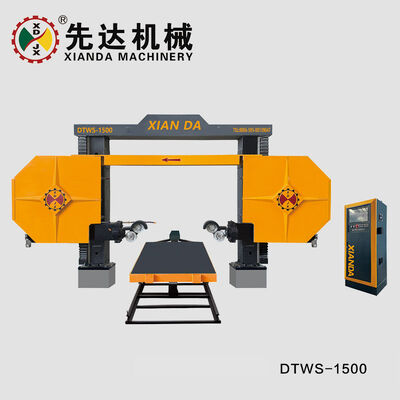 XIANDA DTWS-1500 DTWS-2000 4 Axis CNC Diamond Wire Saw Machine Tombstone Stone Profiling Cutting Machine for Granite Marble Special Shape