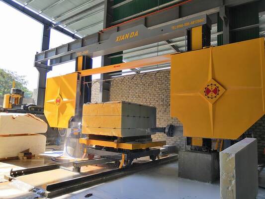 PLC Controlled Diamond Wire Saw Machine with 3500*3500*2100mm Max Processing Size and Customizable Cutting Height