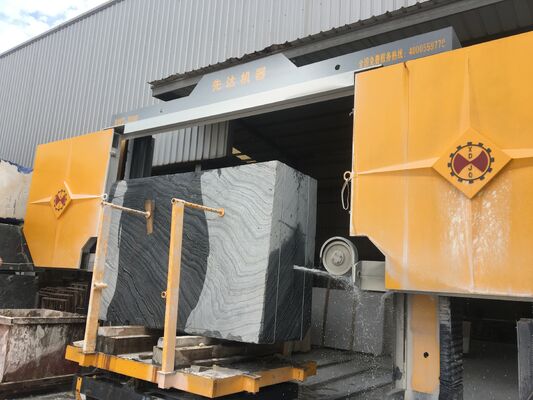 PLC Controlled Diamond Wire Saw Machine with 3500*3500*2100mm Max Processing Size and Customizable Cutting Height