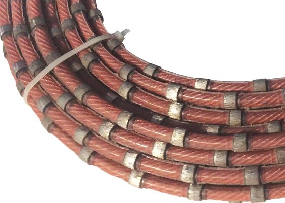 ตัดหิน 8.8mm เพชรลวดตัดเชือกโปรไฟล์หินอ่อน 20-30m / s