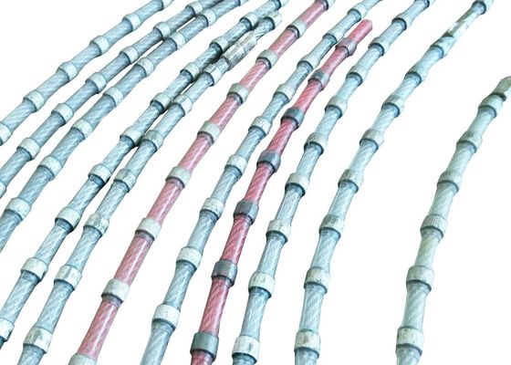 หินอ่อนบล็อกเพชรเคลือบลวดเลื่อยสำหรับหินความเร็วสาย 25-35m / S