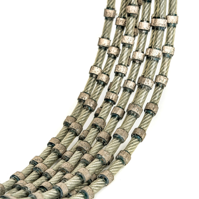 เครื่องมือแต่งบล็อกหินแกรนิต Granite Diamond Wire Saw To Cutting Stone 11mm