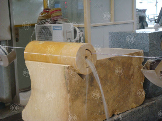 เครื่องตัดหินแกรนิตแบบหลายสายแบบอัตโนมัติเพชร Mono CNC