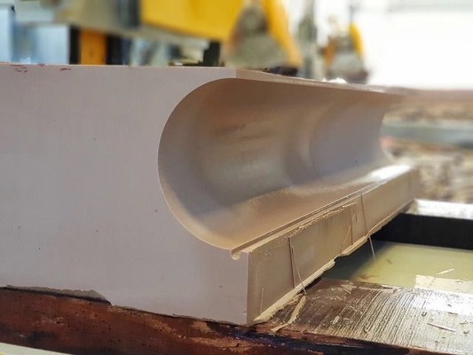 เครื่องตัดบล็อกหินปูนลวดเพชร 6500x6300x3800mm