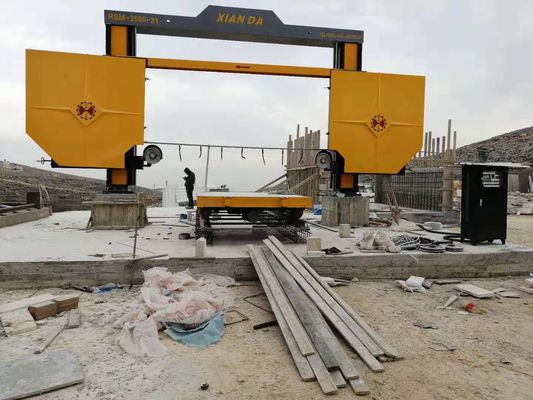 เครื่องแบ่งบล็อกเลื่อยลวดเพชร Rsm-3500-18/21