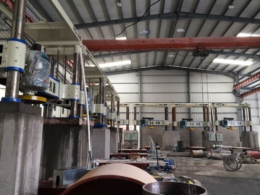 เครื่องตัดเสาหินโครงสำหรับตั้งสิ่งของสี่กระบอกสำหรับแผ่นพื้นเสา