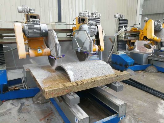 เครื่องตัดขอบหินสี่ใบมีด เครื่องตัดแผ่นพื้นคอลัมน์