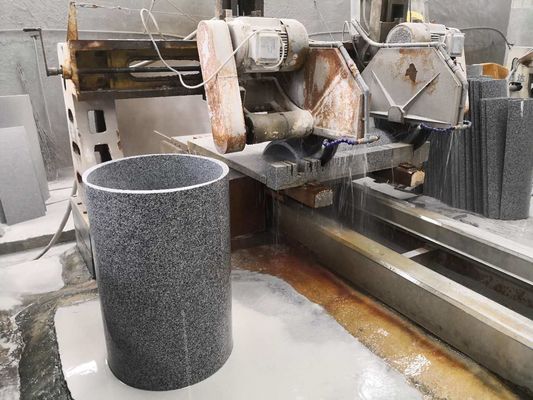 เครื่องตัดขอบหินสี่ชิ้นอัตโนมัติสำหรับแผ่นพื้นคอลัมน์ 1500mm