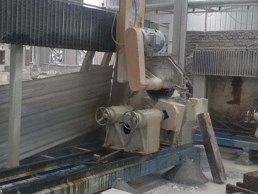 เครื่องตัดหินเสาเดี่ยวลูกกรง 100 มม. ถึง 2500 มม. สองชิ้น