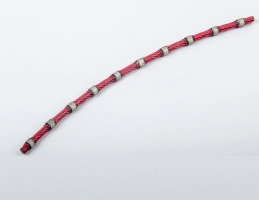 Hard Rock Marble Block Diamond Wire Saw Wire Saw สำหรับหิน 25-35m/S Line Speed