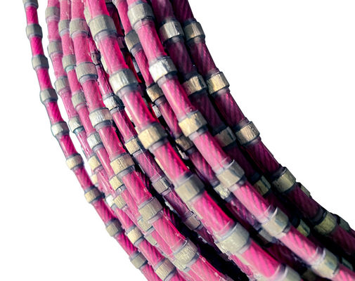 หินอ่อนบล็อกเพชรเคลือบลวดเลื่อยสำหรับหินความเร็วสาย 25-35m / S