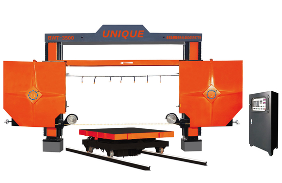 380V เครื่องตัดหินลวดเพชรสำหรับหินแกรนิต 6800X8900X4700mm
