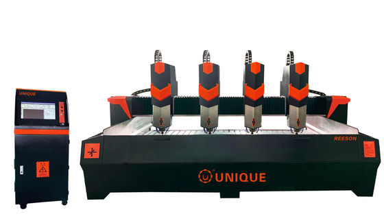 หินแกรนิตหินอ่อน CNC เครื่องแกะสลักหิน 5.5kw 3D Jade