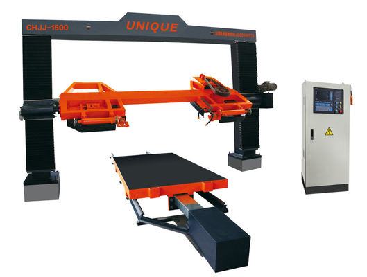 เครื่องตัดขอบหินแผ่นกลม CNC สำหรับการประมวลผลคอลัมน์กลวง