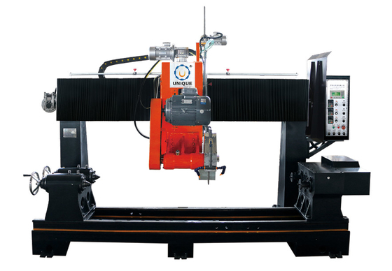 เครื่องกลึงหิน PLC เสาเดียวเครื่องตัดหินโปรไฟล์สำหรับ Balust